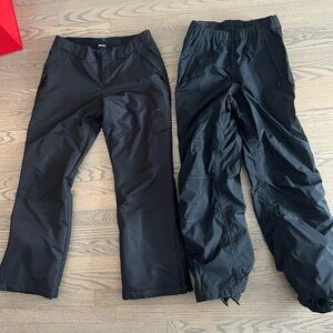 Men’s Med Columbia Champion Black Ski Pants